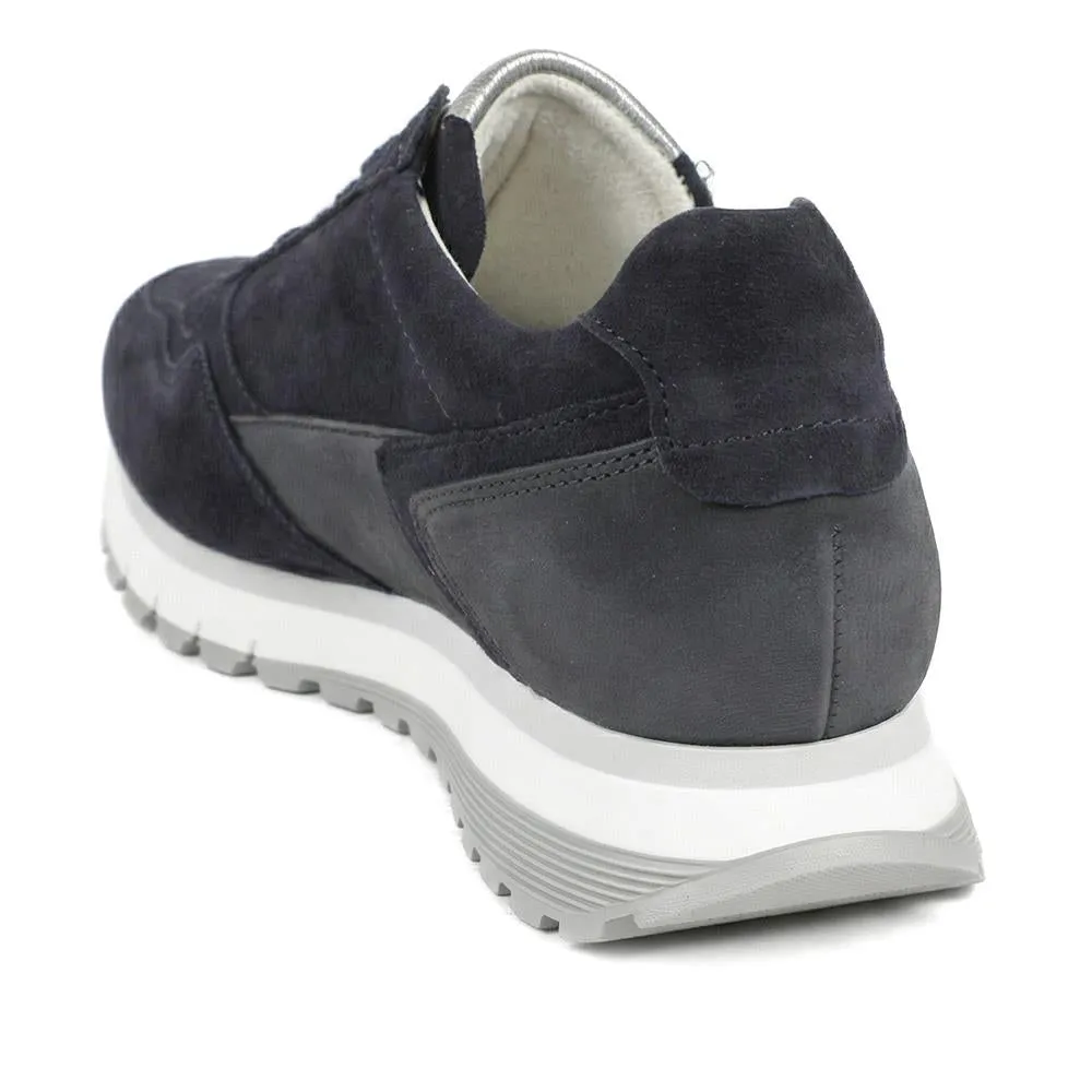 Gabor Hollywell Wide Fit Zip & Lace Trainers - GAB42502 / null - Navy Multi sold by Jones Bootmaker product image thumbnail 3