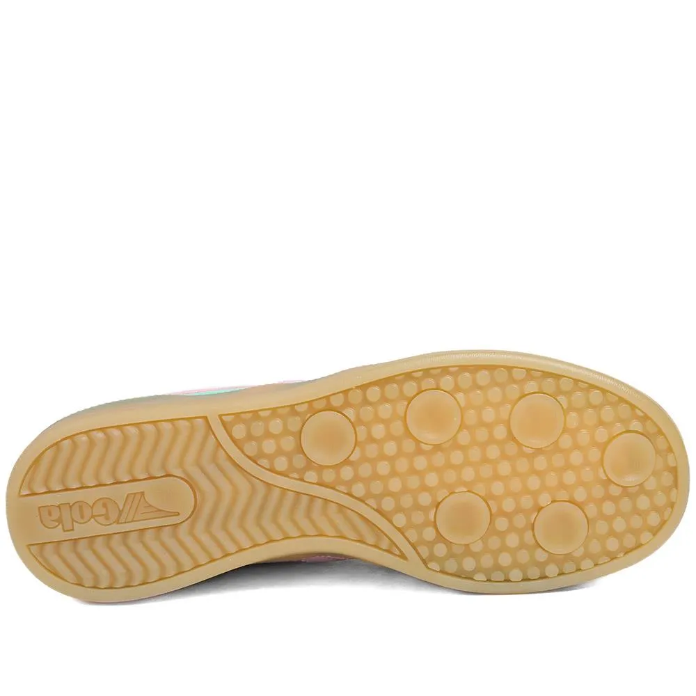 Gola Viper Leather Lace Up Trainers - JAC42501 / 327 785 - Green sold by Jones Bootmaker product image thumbnail 5