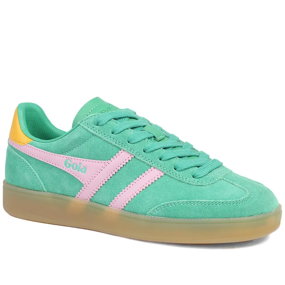 Gola Viper Leather Lace Up Trainers - JAC42501 / 327 785 - Green sold by Jones Bootmaker product image thumbnail 2