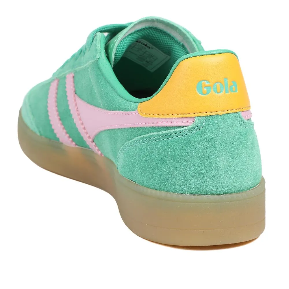 Gola Viper Leather Lace Up Trainers - JAC42501 / 327 785 - Green sold by Jones Bootmaker product image thumbnail 3