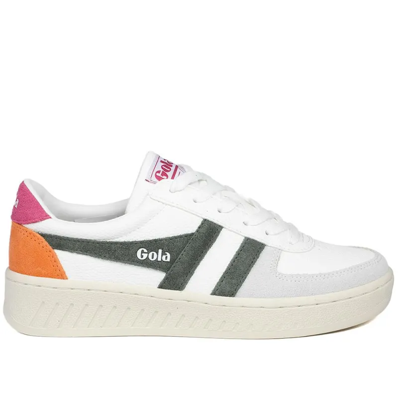 Gola Grandslam Trident Trainers - JAC43504 / 328 802 - White Multi made by Gola
