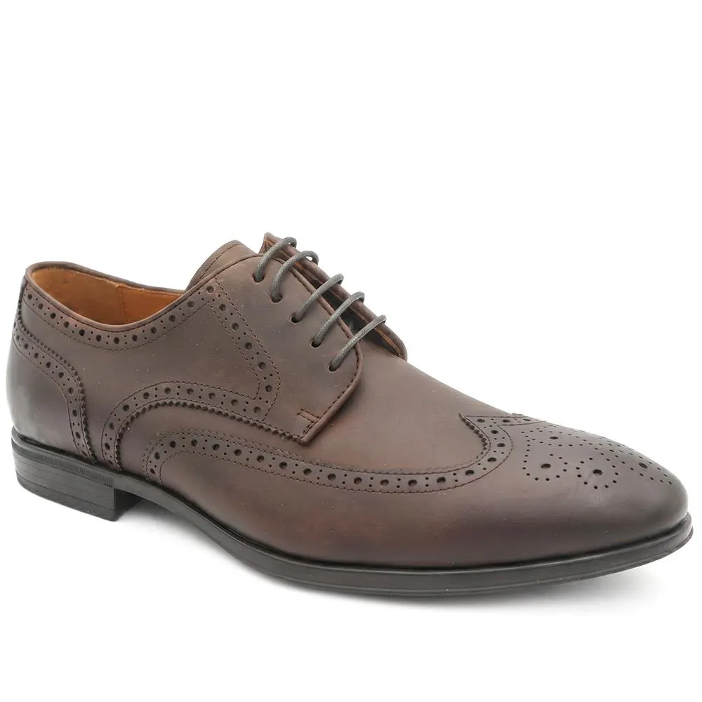 Middlesex Brogue Shoes - MIDDLESEX / 324 992 - Brown Nubuck sold by Jones Bootmaker product image thumbnail 2