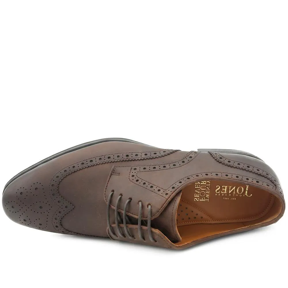 Middlesex Brogue Shoes - MIDDLESEX / 324 992 - Brown Nubuck sold by Jones Bootmaker product image thumbnail 4