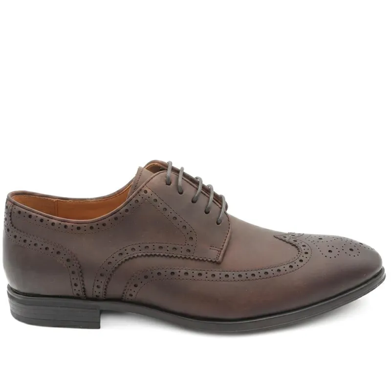 Middlesex Brogue Shoes - MIDDLESEX / 324 992 - Brown Nubuck made by Jones Bootmaker