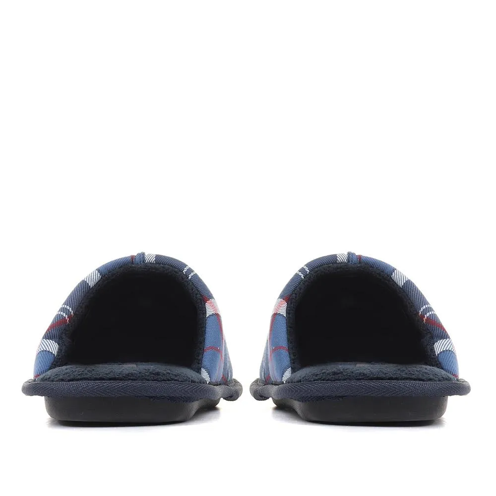 Young Mule Slippers - BARBR32504 / 318 620 - Navy Multi sold by Jones Bootmaker product image thumbnail 3