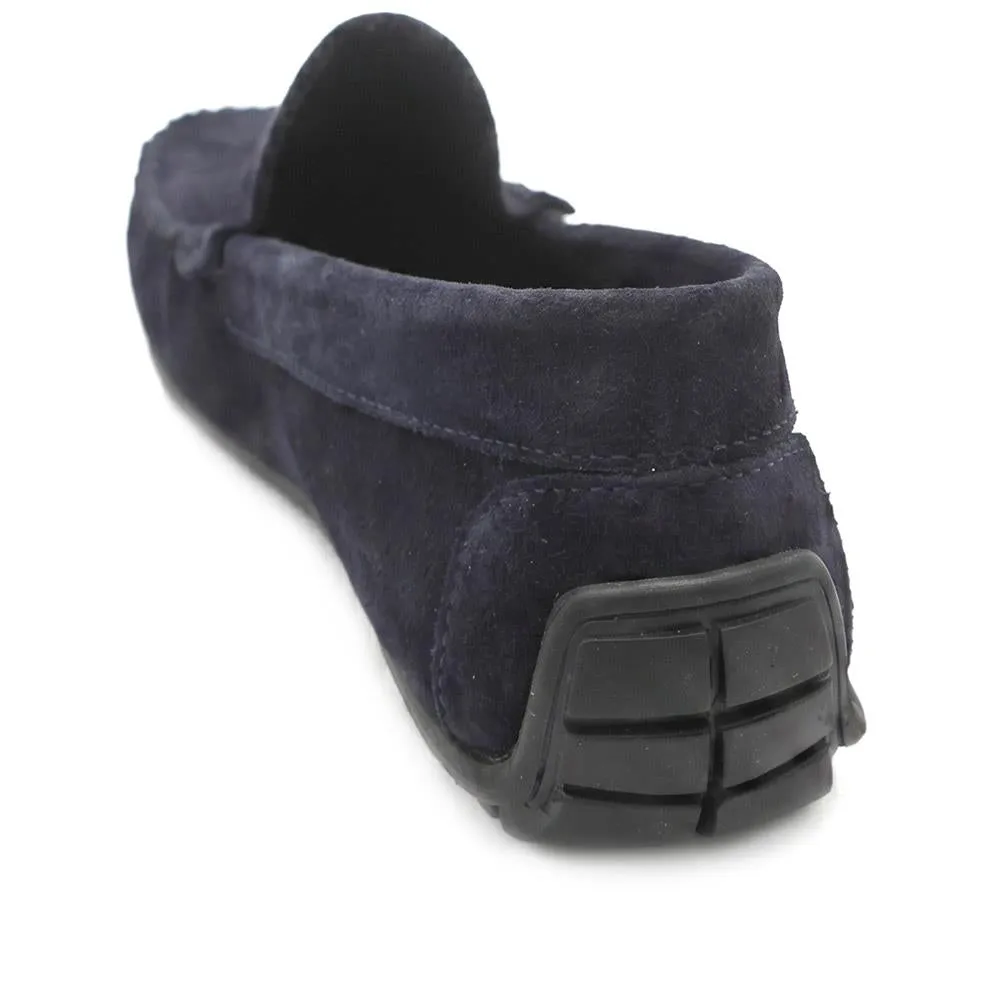 Zachariah Leather Slippers - ZACHARIAH / 330 219 - Navy Suede sold by Jones Bootmaker product image thumbnail 3