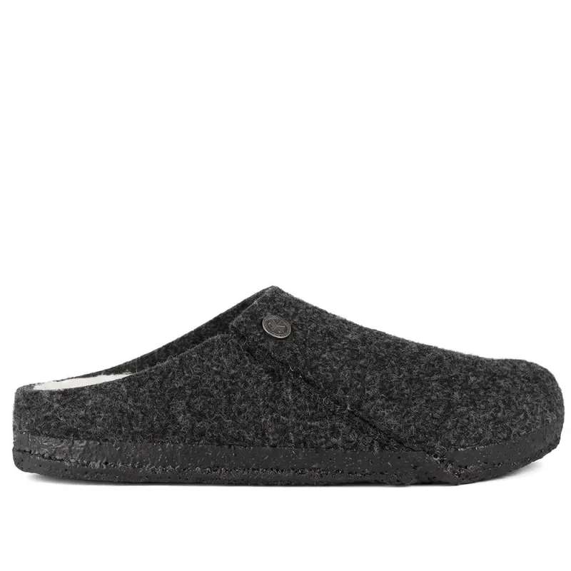 Birkenstock Zermatt Shearling Slippers - BIRK42501 / 328 153 - Charcoal made by Birkenstock