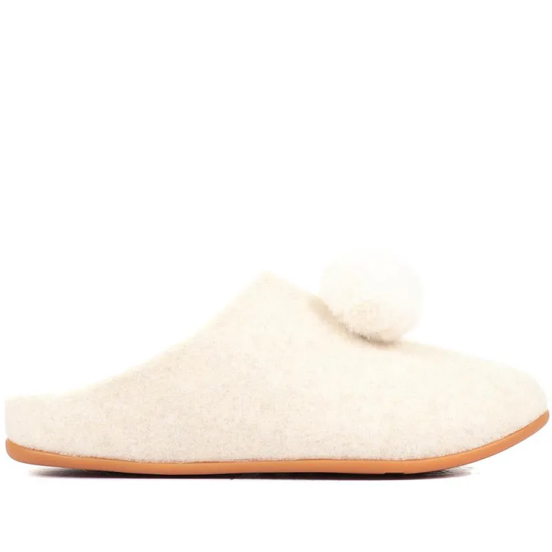 Chrissie Mule Slippers - FITF34506 / 320 646 - Ivory made by Fitflop
