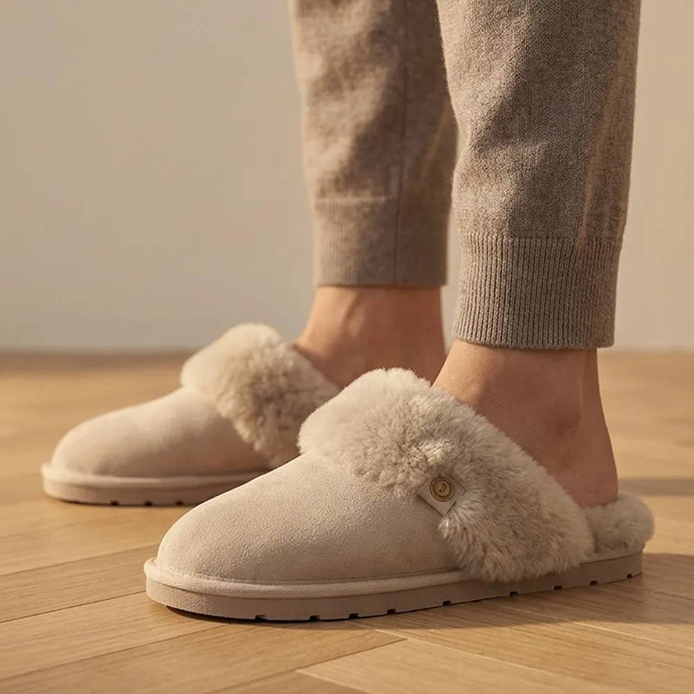 Bella-Rose Sheepskin Mule Slippers - BELLA-ROSE / 319 378 - Taupe sold by Jones Bootmaker product image thumbnail 2