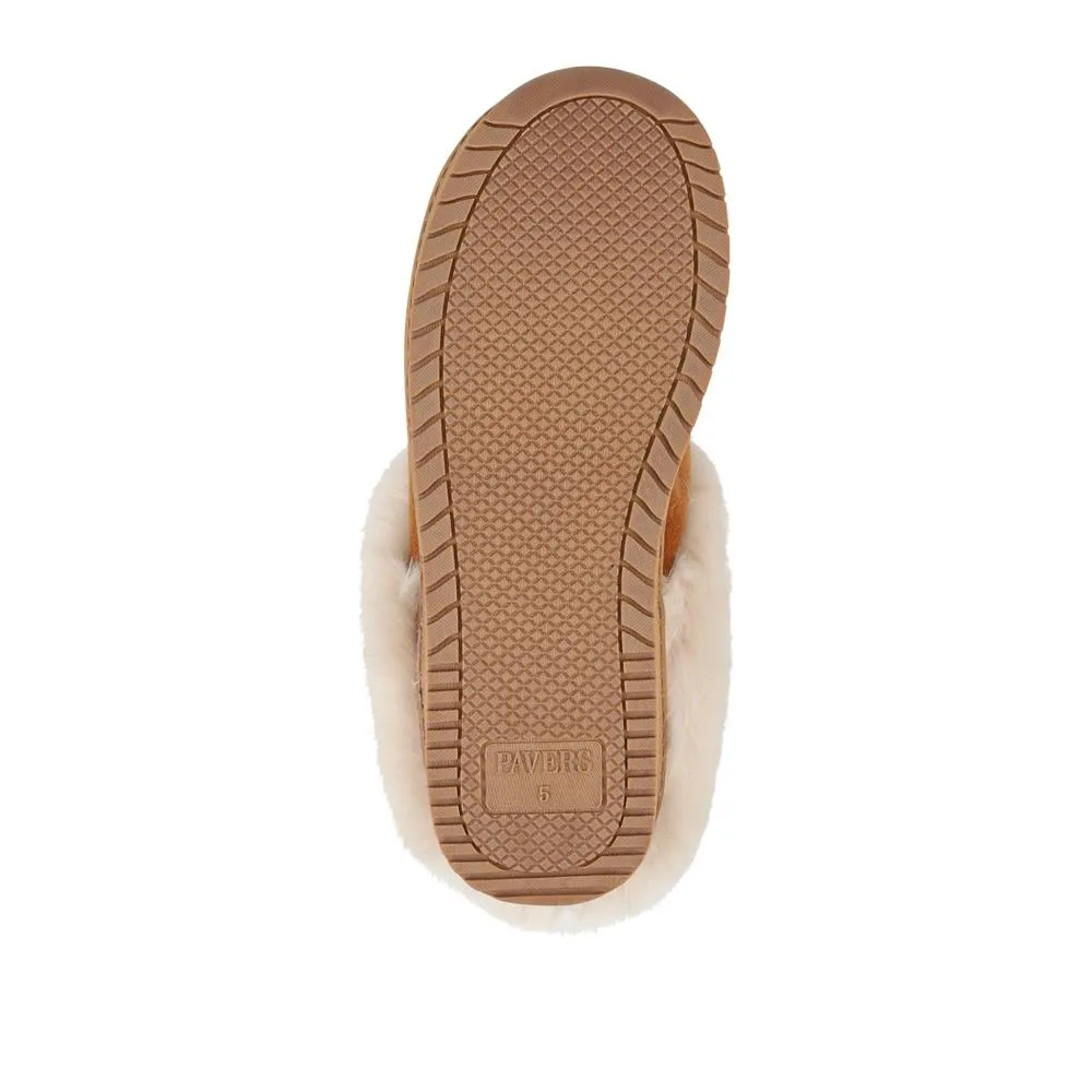Cosy Memory Foam Mule Slippers - QING42004 / 327 932 - Chestnut sold by Jones Bootmaker product image thumbnail 5