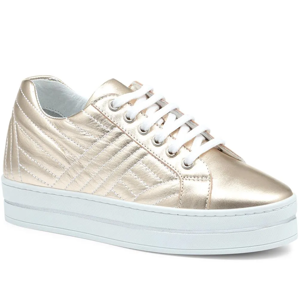 Amira Leather Platform Trainers - AMIRA / 318 440 sold by Jones Bootmaker