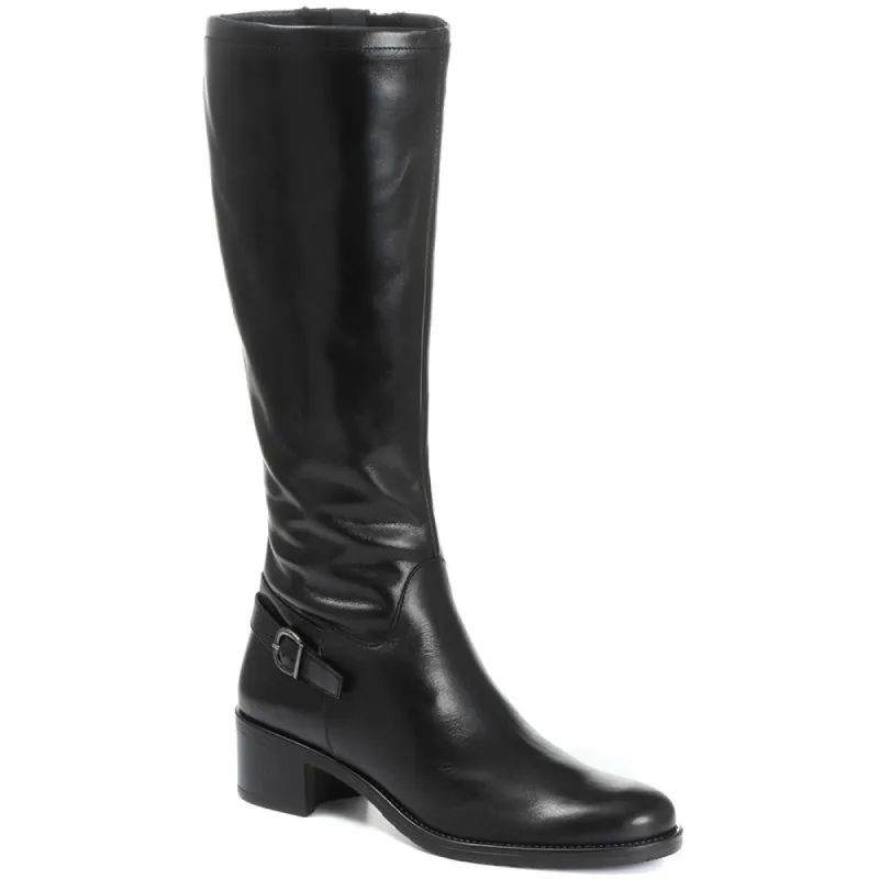 Narrow Fit Leather Knee High Boot - CARM30518 / 316 578 sold by Jones Bootmaker
