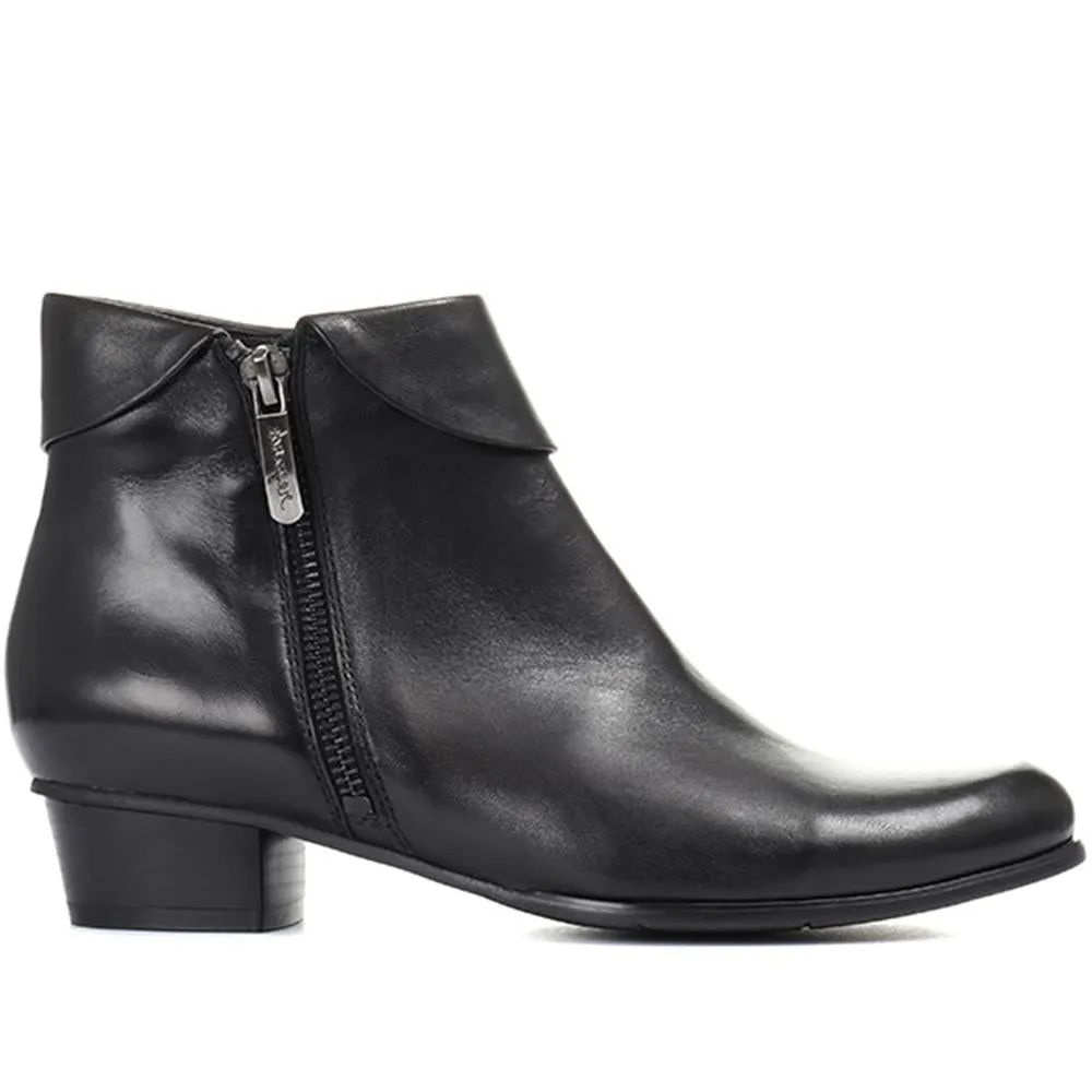 Stefany-03 Heeled Leather Ankle Boots - SINO30502 / 316 157 sold by Jones Bootmaker product image thumbnail 4