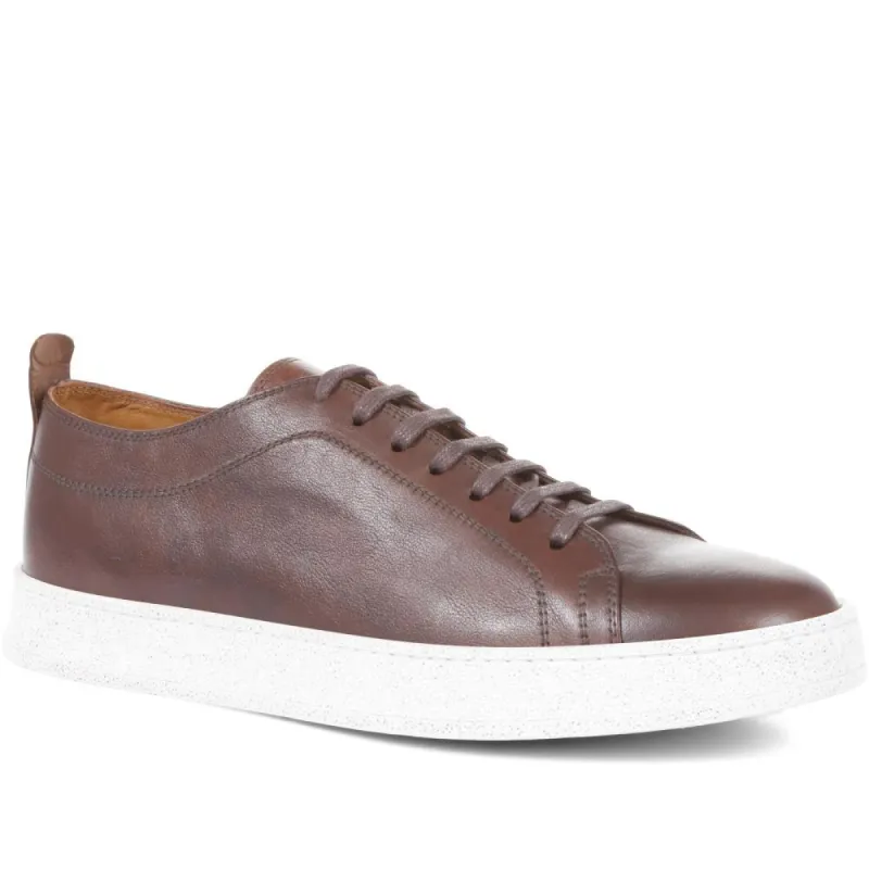 Southfields Lace-Up Leather Trainers - SOUTHFIELDS / 322 072 sold by Jones Bootmaker