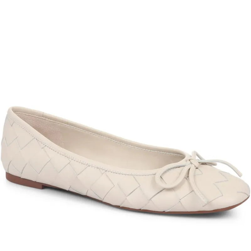 Bellissa Woven Leather Ballet Flats - BELLISSA / 321 141 sold by Jones Bootmaker
