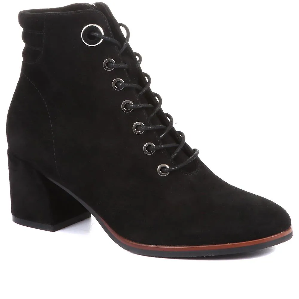 Vania Lace Up Suede Ankle Boots - SINO34515 / 320 500 sold by Jones Bootmaker