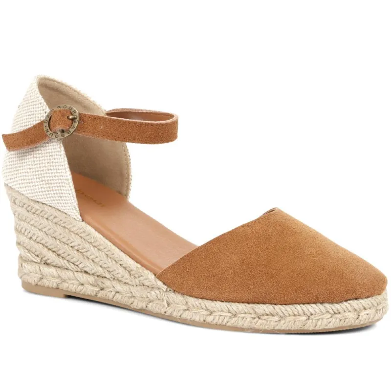 Heidi Suede Espadrille Wedge Sandals - BARBR35516 / 321 404 sold by Jones Bootmaker
