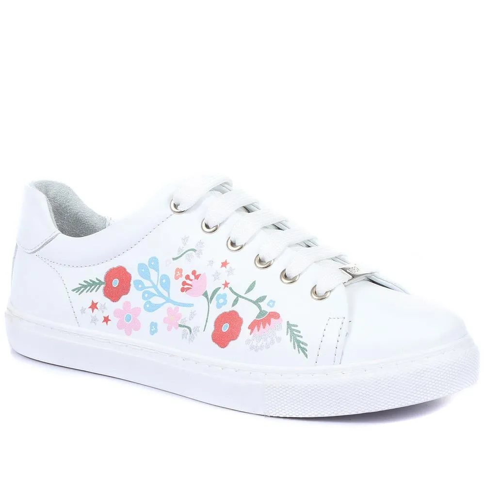 Elene Lace Up Leather Trainers - ELENE / 320 757 sold by Jones Bootmaker product image thumbnail 2