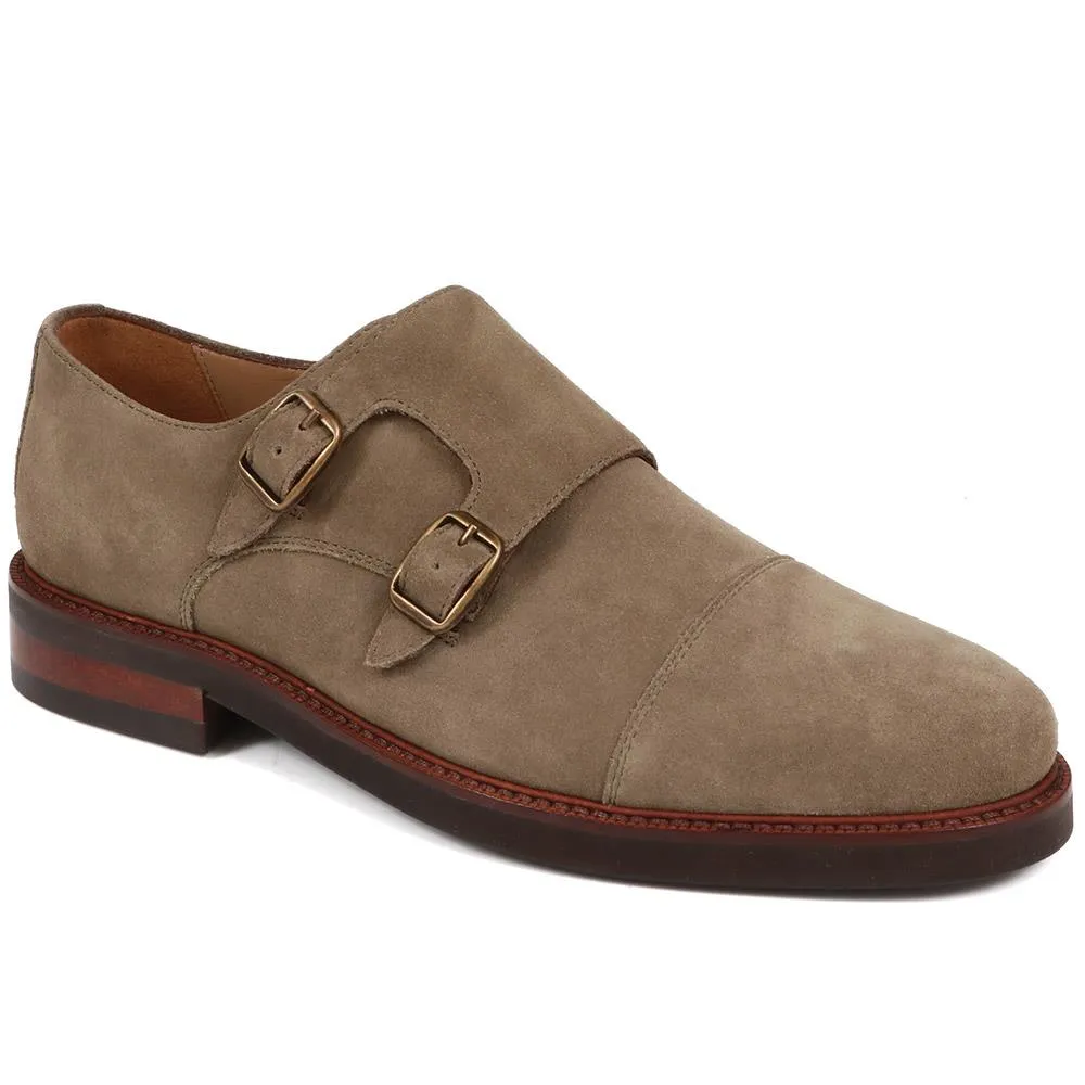 Oliver Double Strap Leather Monk Shoes - OLIVER / 324 382 sold by Jones Bootmaker