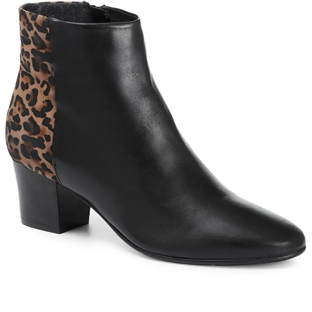 Animal Print Heeled Leather Ankle Boot - CARM30501 / 316 592 sold by Jones Bootmaker product image thumbnail 2