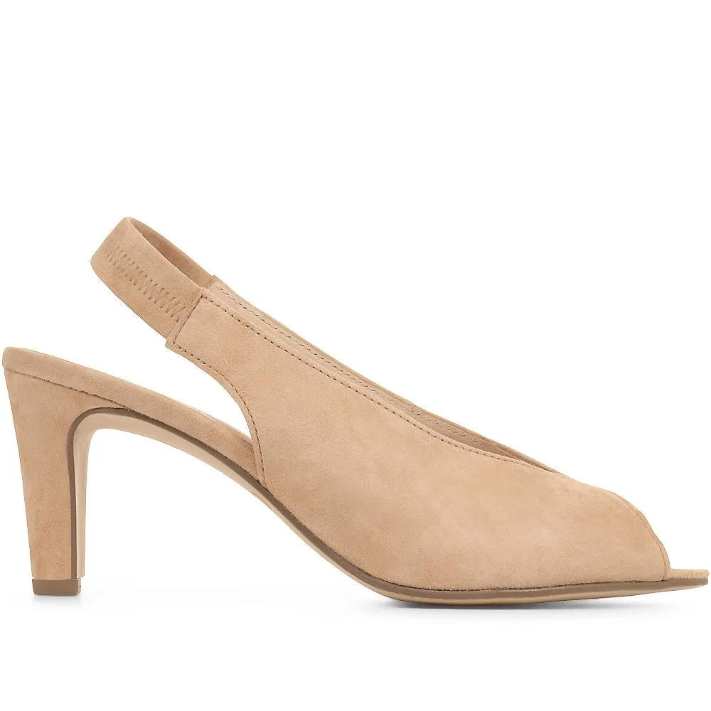 Suede Sling-Back Court Shoes - GAB31523 / 317 976 sold by Jones Bootmaker product image thumbnail 3
