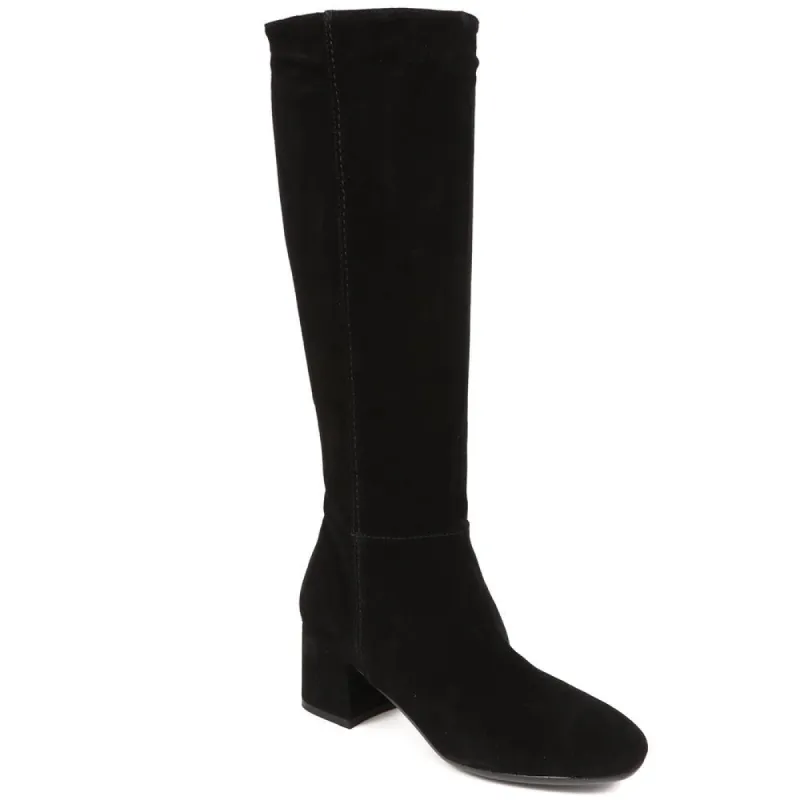 Lou Lous Slim-Calf-Knee-High Suede Boots - LOULOUS / 324 363 sold by Jones Bootmaker
