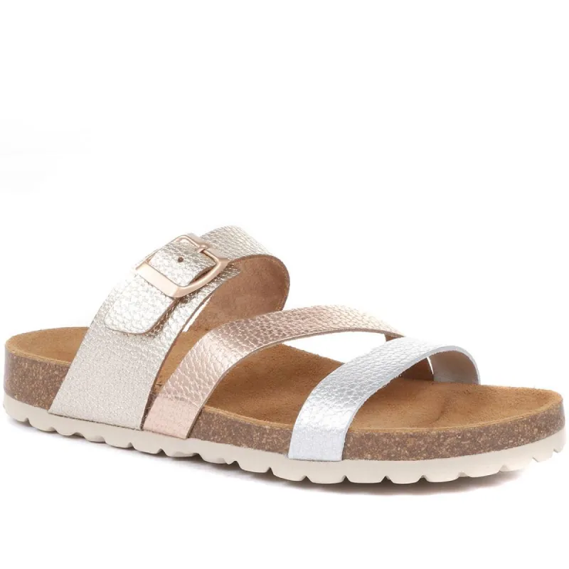 Tabatha Leather Mule Sandals - TABATHA / 322 045 sold by Jones Bootmaker