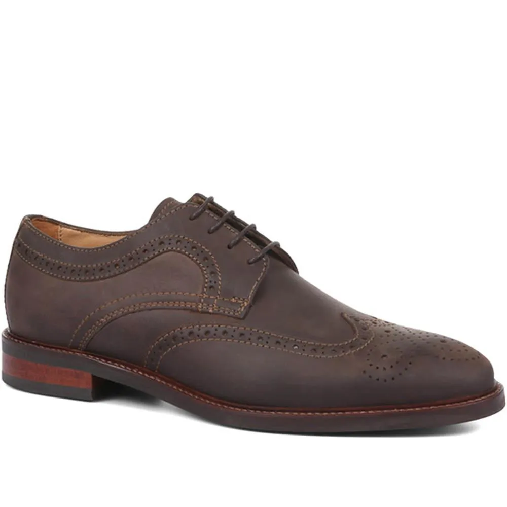 Longwood Suede Derby Brogues - DAVINC28505 / 313 554 sold by Jones Bootmaker product image thumbnail 2