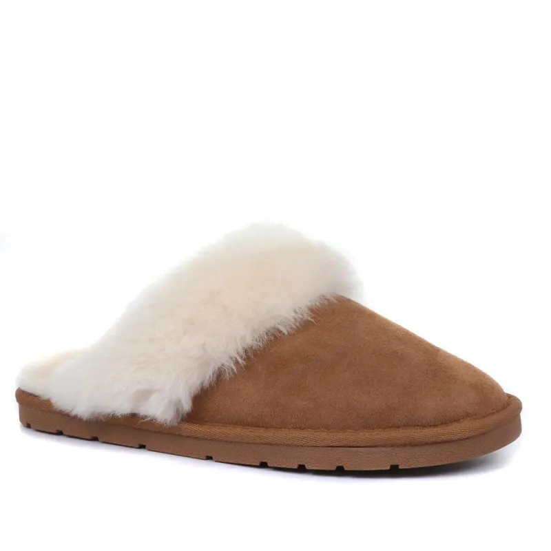 Bella-Rose Sheepskin Mule Slippers - BELLA-ROSE / 319 378 sold by Jones Bootmaker