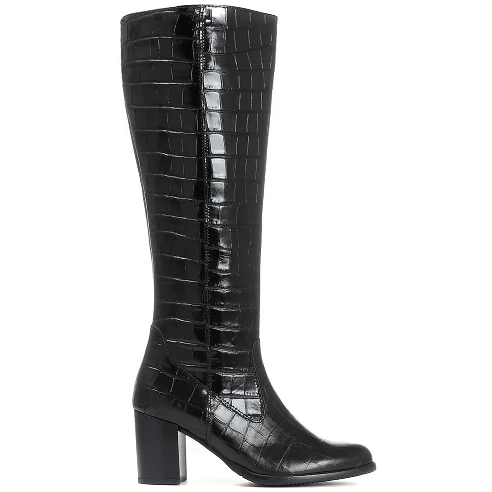 Lettie Polished Leather Knee Boots - GAB30574 / 316 652 sold by Jones Bootmaker product image thumbnail 4