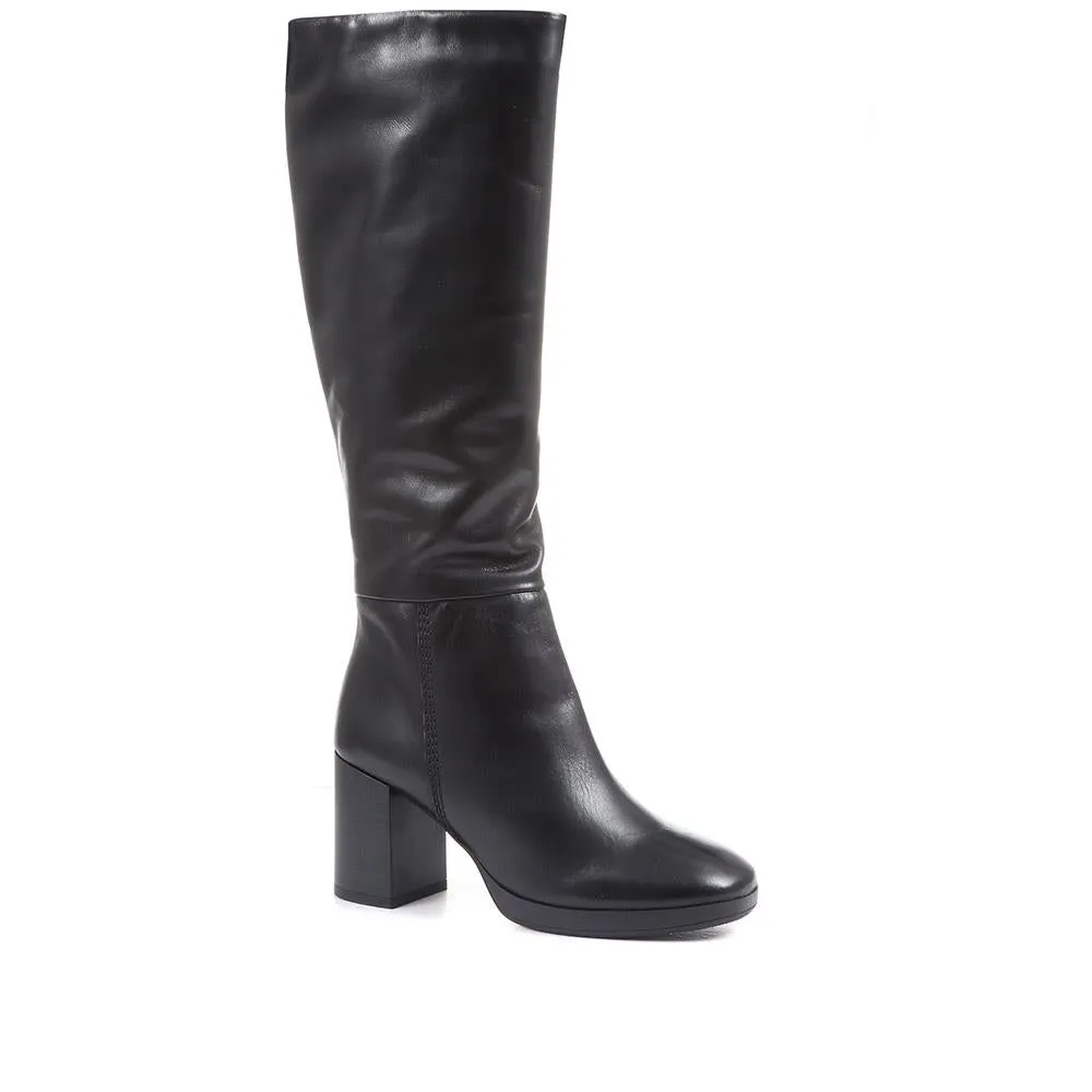 Guia Block Heeled Knee High Boots - GUIA / 322 808 sold by Jones Bootmaker