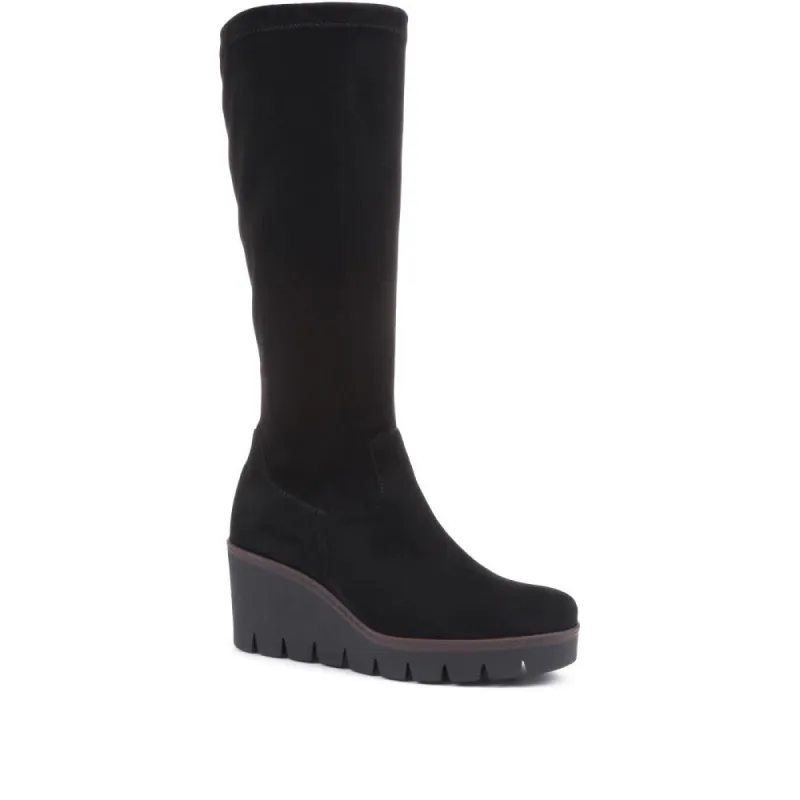 Unite Wedge Knee Boots - GAB36531 / 322 696 sold by Jones Bootmaker