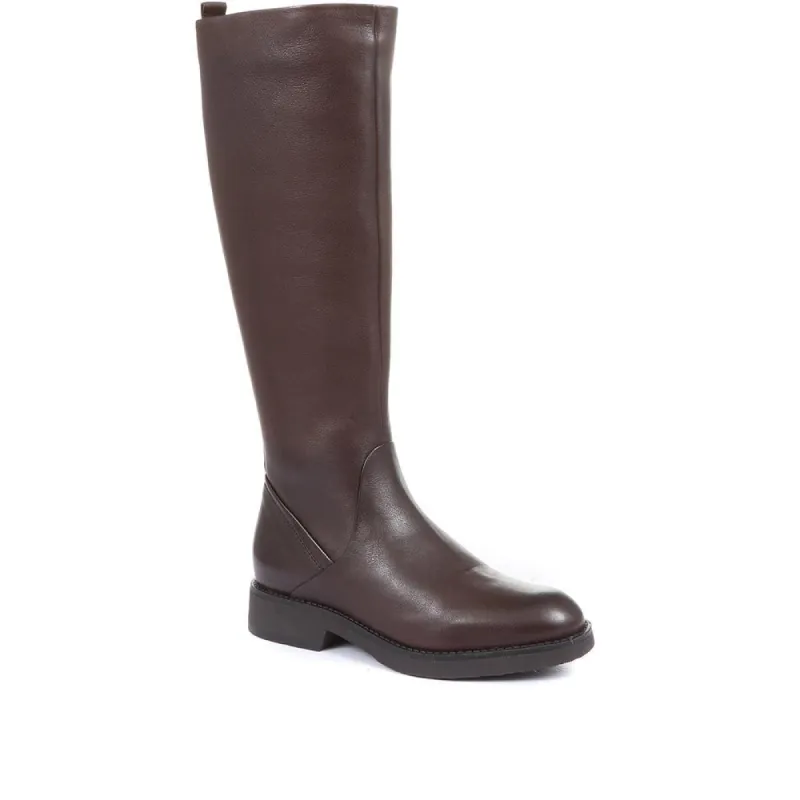Capree Leather Knee High Boots - CAPREE / 320 545 sold by Jones Bootmaker