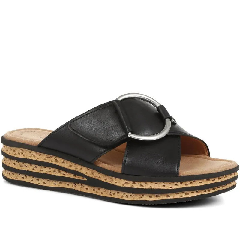 Avant Leather Mule Sandals - GAB35529 / 322 032 sold by Jones Bootmaker
