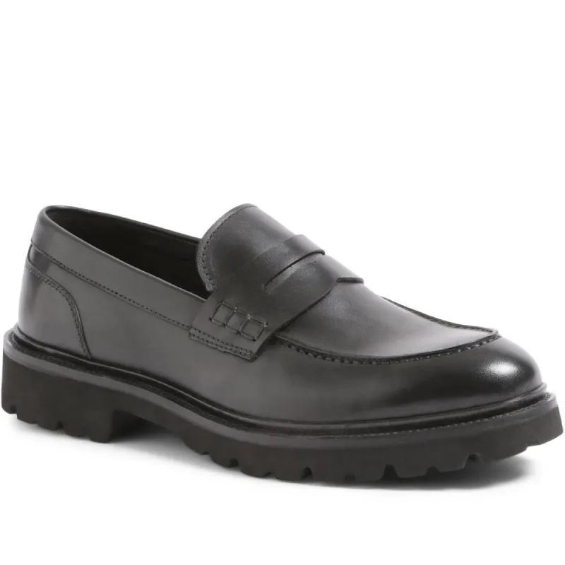 Chunky Leather Loafers - RAMI / 323 690 sold by Jones Bootmaker