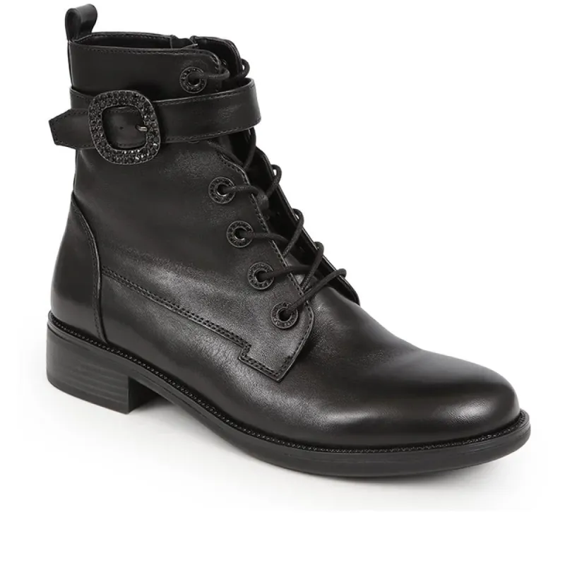 Karmen Leather Ankle Boots - KARMEN / 326 130 sold by Jones Bootmaker