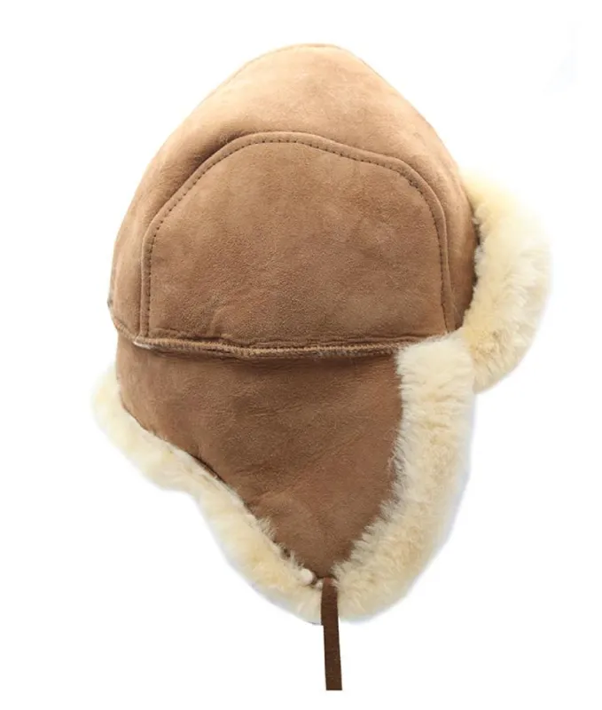 Sheepskin Hat with Tie sold by Jumbo Ugg Boots
