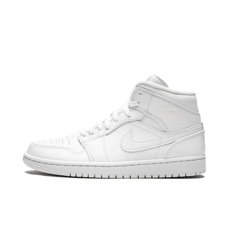 Air Jordan 1 Mid Triple White 2022 sold by KeepItSneaker