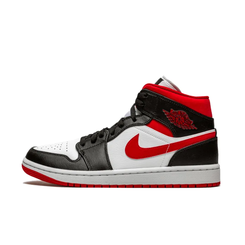 Air Jordan 1 Mid Gym Red Black White sold by KeepItSneaker