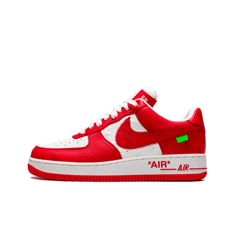 Nike Air Force 1 Low Louis Vuitton Virgil Abloh White Red sold by KeepItSneaker