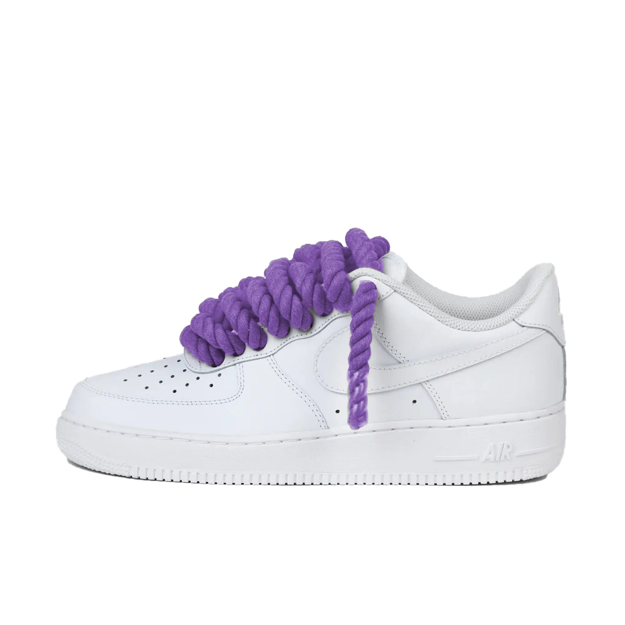 Nike Air Force 1 Low Rope Laces Purple Custom sold by KeepItSneaker