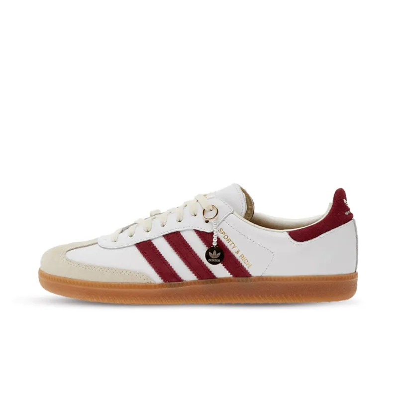 adidas Samba x Sporty & Rich White Burgundy sold by KeepItSneaker