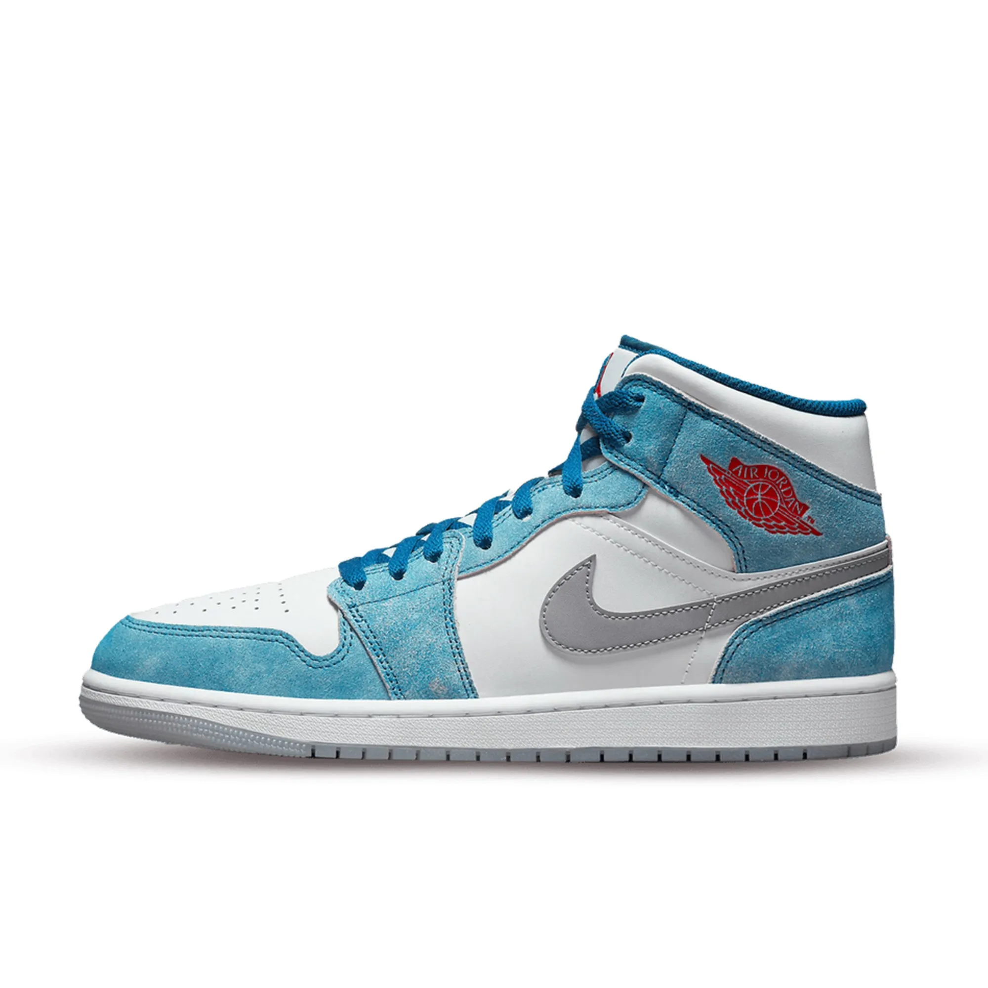 Air Jordan 1 Mid French Blue Fire Red sold by KeepItSneaker