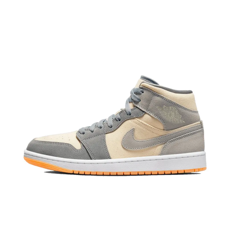 Air Jordan 1 Mid SE Coconut Milk Particle Grey sold by KeepItSneaker