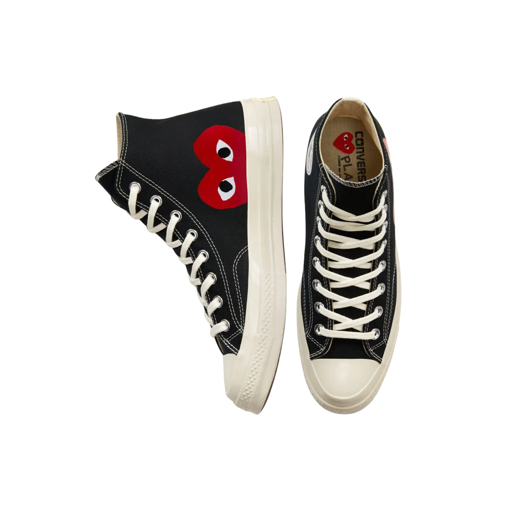 Converse Chuck 70 Comme des Garcons Play Black sold by KeepItSneaker product image thumbnail 3