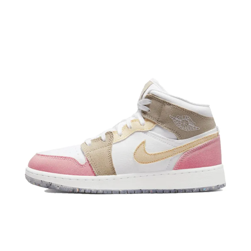 Air Jordan 1 Mid Pastel Grind (GS) sold by KeepItSneaker