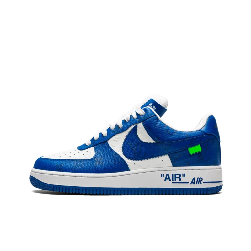 Nike Air Force 1 Low Louis Vuitton Virgil Abloh White Royal sold by KeepItSneaker