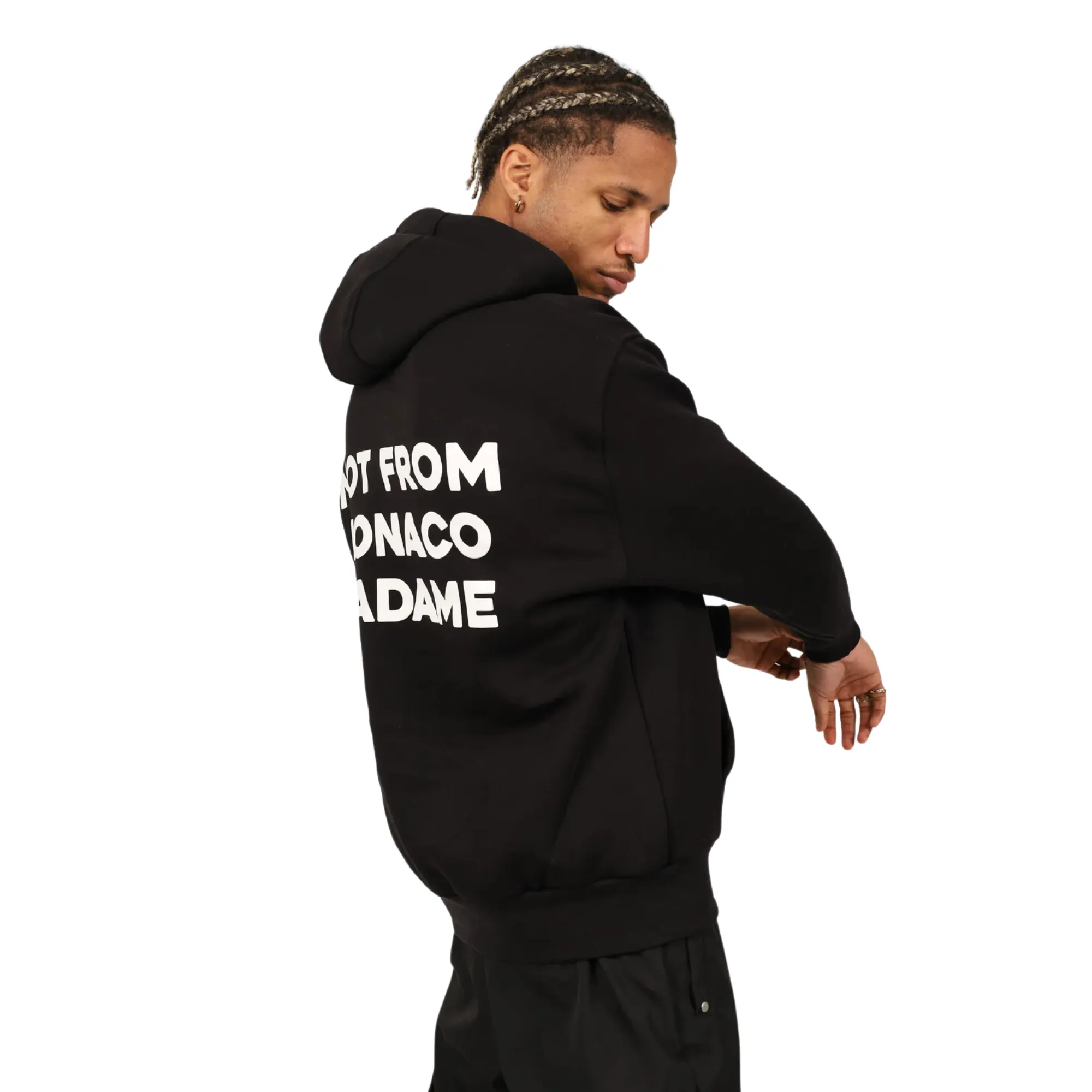 Not From Monaco Hoodie - Black sold by KeepItSneaker product image thumbnail 3