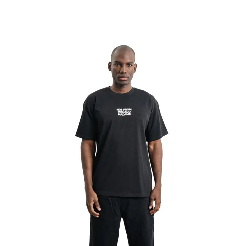 Not From Monaco Tee - Black sold by KeepItSneaker