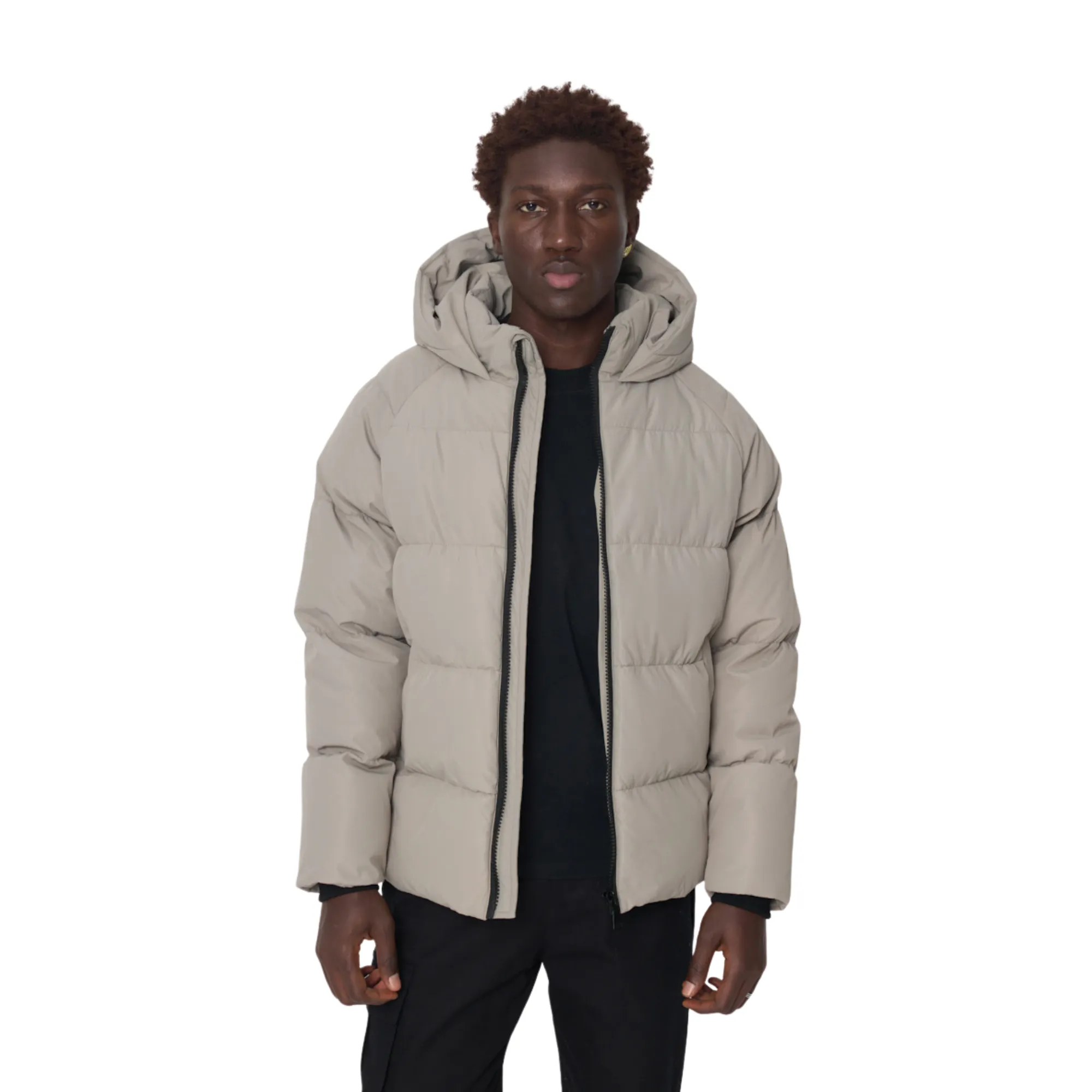 Puffer Jacket - Taupe sold by KeepItSneaker